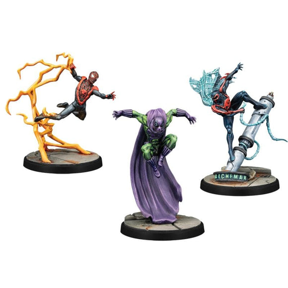 Marvel Crisis Protocol: Prowler, Spider-Man 2099 & Ultimate Spider-Man Character Pack Atomic Mass Games 