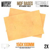 MDF Bases - Rectangular 100x150mm