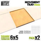 MDF Movement Trays 120x100mm