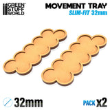 MDF Movement Trays 32mm x 10 - SLIM-FIT