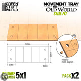GSW Tray of movement 150x60 + SlimFit (Pack x2) Green Stuff World