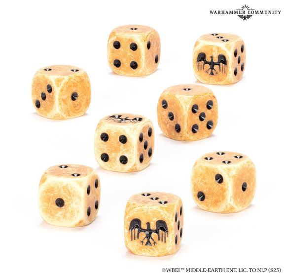 Middle-Earth: Hill Tribesmen Dice Set LOTR/The Hobbit Games Workshop 