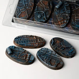 GamersGrass Spaceship Corridor Bases Oval 60mm (x4) GamersGrass