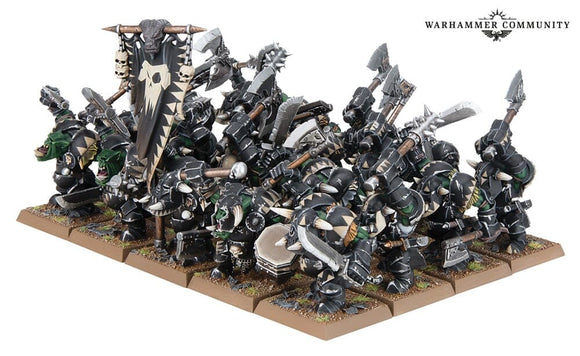 Orc & Goblin Tribes: Black Orc Mob The Old World Games Workshop 