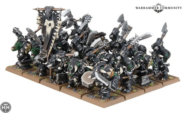 HammerHouse | Orc & Goblin Tribes: Black Orc Mob by Games Workshop