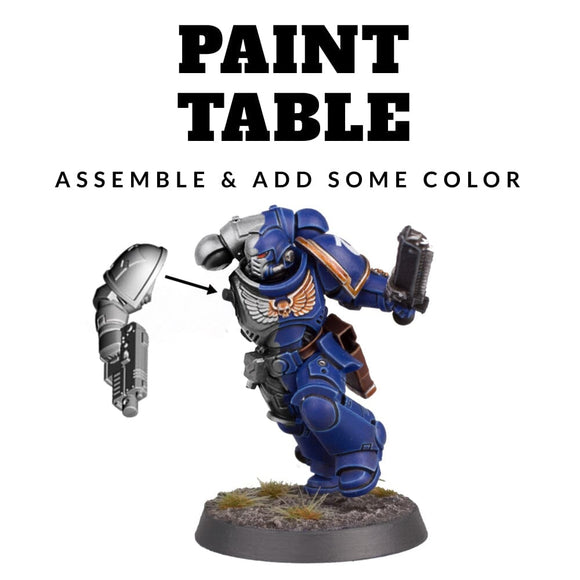 Paint Table Booking Table Booking HammerHouse 