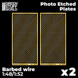 Photo-etched Plates - Barbed Wire