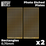 Photo-etched Plates - Medium Rectangles