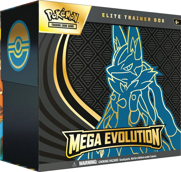 Pokemon TCG: ME01 Mega Evolution 01 Elite Trainer Box Lucario Pokemon TCG Maxsoft 