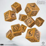 Q-Workshop: Game of Thrones. Baratheon 10xD6 Dice Set Dice Sets Q-Workshop 