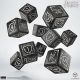 Q-Workshop: Game of Thrones. Night's Watch 10xD6 Dice Set Dice Sets Q-Workshop 