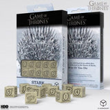 Q-Workshop: Game of Thrones. Stark 10xD6 Dice Set Dice Sets Q-Workshop 