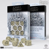 Q-Workshop: Game of Thrones. Stark Dice Set Dice Sets Q-Workshop 