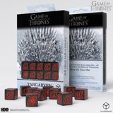 Q-Workshop: Game of Thrones. Targaryen 10xD6 Dice Set Dice Sets Q-Workshop 
