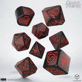 Q-Workshop: Game of Thrones. Targaryen Dice Set Dice Sets Q-Workshop 