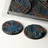 GamersGrass Spaceship Corridor Bases Round 60mm (x2) GamersGrass