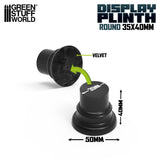 Round Display Plinth 3.5 cm - Black