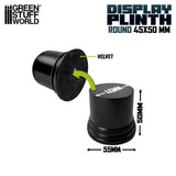 Round Display Plinth 4.5 cm - Black