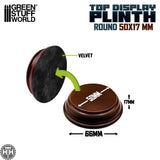 GSW Hazelnut Round Display Plinth 5cm Green Stuff World