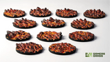 GamersGrass Molten Lava - Round 25mm (x12) GamersGrass