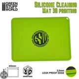 GSW Silicone Cleaning Mat (410*310mm) - Green Green Stuff World