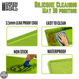 GSW Silicone Cleaning Mat (410*310mm) - Green Green Stuff World