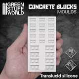 Silicone molds - Concrete Bricks