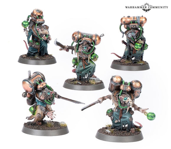 Skaven: Acolyte Globadiers Skaven Games Workshop 