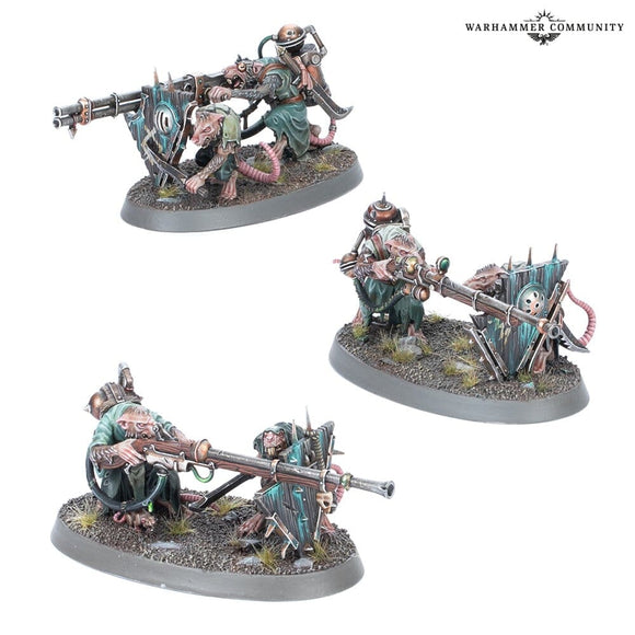 Skaven: Warplock Jezzails Skaven Games Workshop 