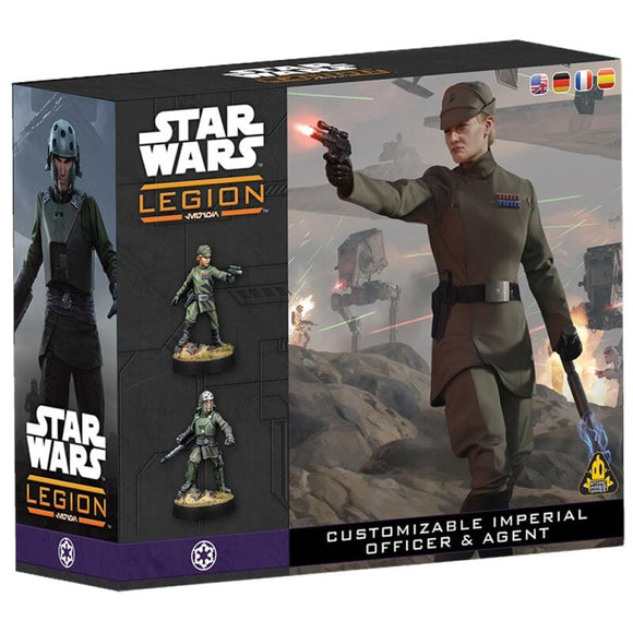Star Wars Legion: Customizable Imperial Officer & Agent Galactic Empire Atomic Mass Games 
