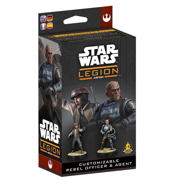 Star Wars Legion: Customizable Rebel Officer & Agent Rebel Alliance Atomic Mass Games 