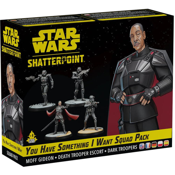 Star Wars Shatterpoint: You Have Something I Want Squad Pack Shatterpoint Atomic Mass Games 