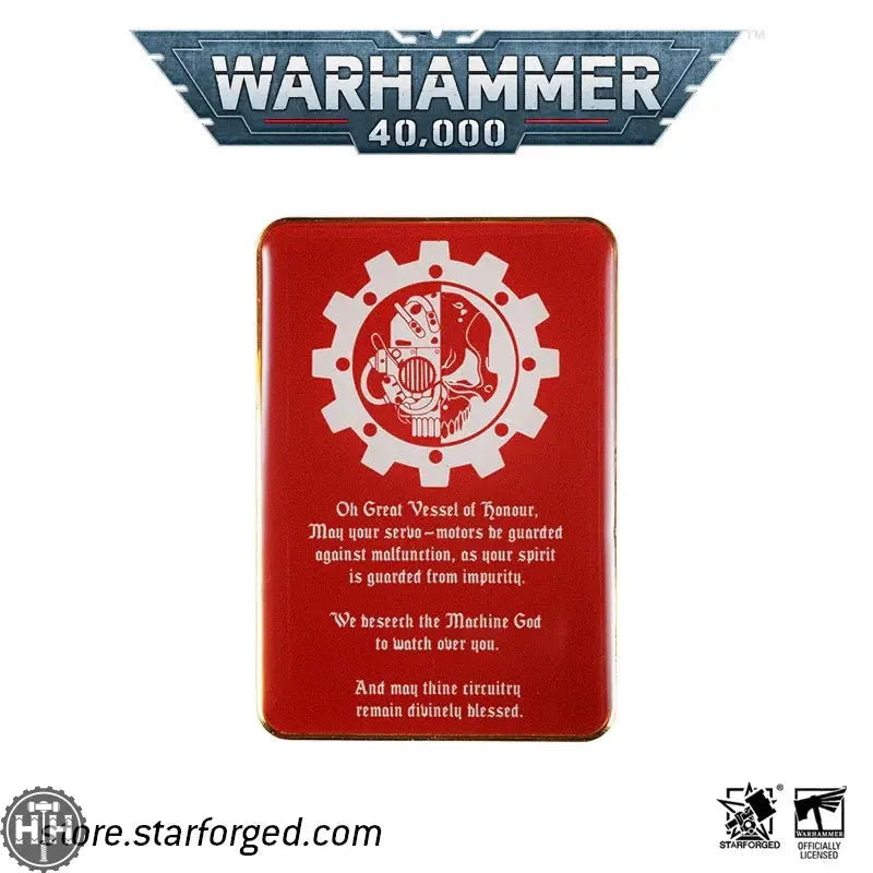 Starforged Cog Mechannicus Adeptus Mechanicus Sellos de pureza