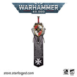 Starforged: Black Templar Sword Brethren Crusade Shield with Black Sword Hobby Merchandise Starforged 