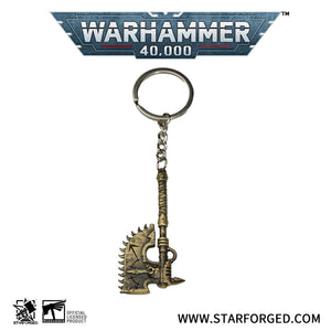 Starforged: Chaos Chainaxe Keychain Games Workshop Merchandise Starforged 