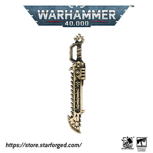 Starforged: Chaos Spacemarine Chainsword Keychain Games Workshop Merchandise Starforged 