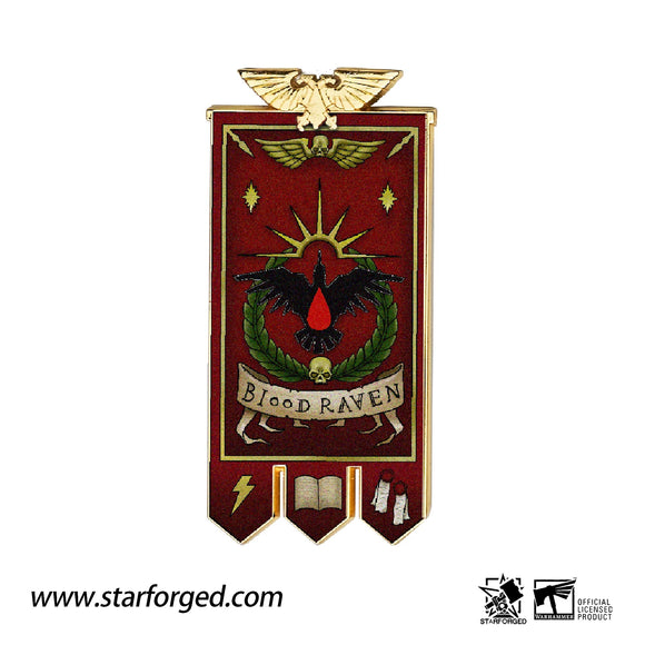 Starforged: Chapter Banner - Blood Ravens Refrigerator Magnet Games Workshop Merchandise Starforged 