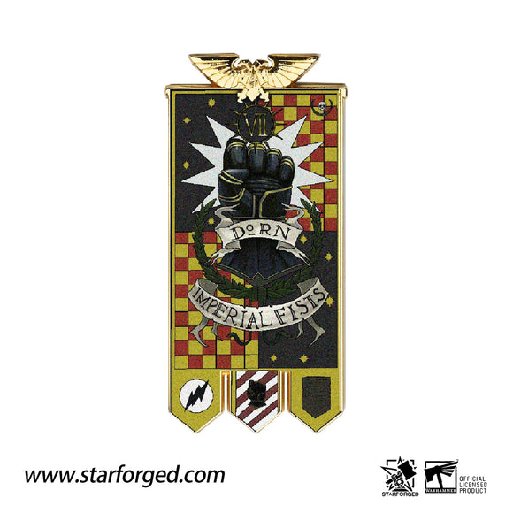 Starforged: Chapter Banner - Imperial Fists Refrigerator Magnet Games Workshop Merchandise Starforged 