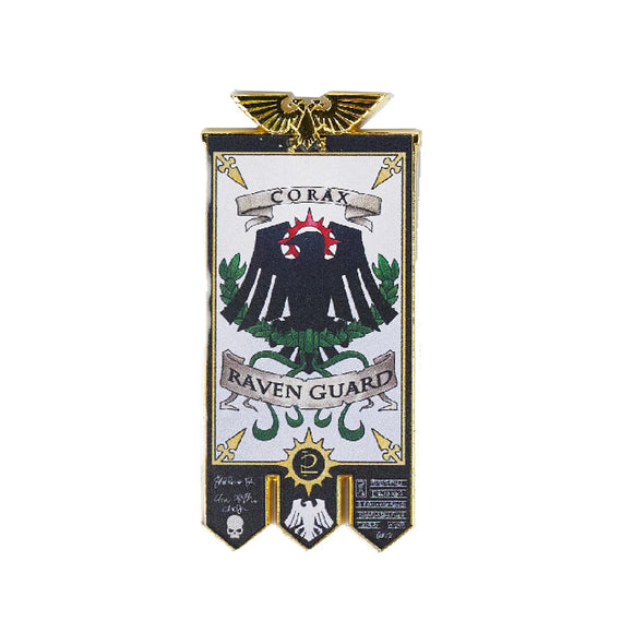 Starforged: Chapter Banner - Raven Guards Refrigerator Magnet Games Workshop Merchandise Starforged 