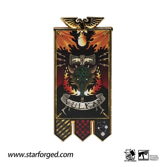 Starforged: Chapter Banner - Salamanders Refrigerator Magnet Games Workshop Merchandise Starforged 