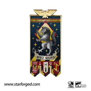 Starforged: Chapter Banner - Space Wolves Refrigerator Magnet Games Workshop Merchandise Starforged 