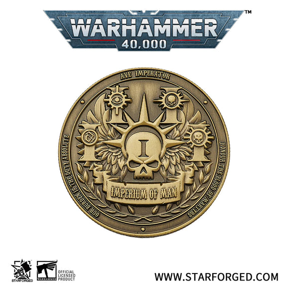 Starforged: Collectible Coin - Imperium of Man Collectible Coin Games Workshop Merchandise Starforged 
