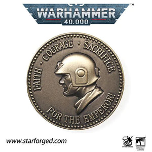 Starforged: Decision Coin of Astra Militarum Collectible Coin Games Workshop Merchandise Starforged 