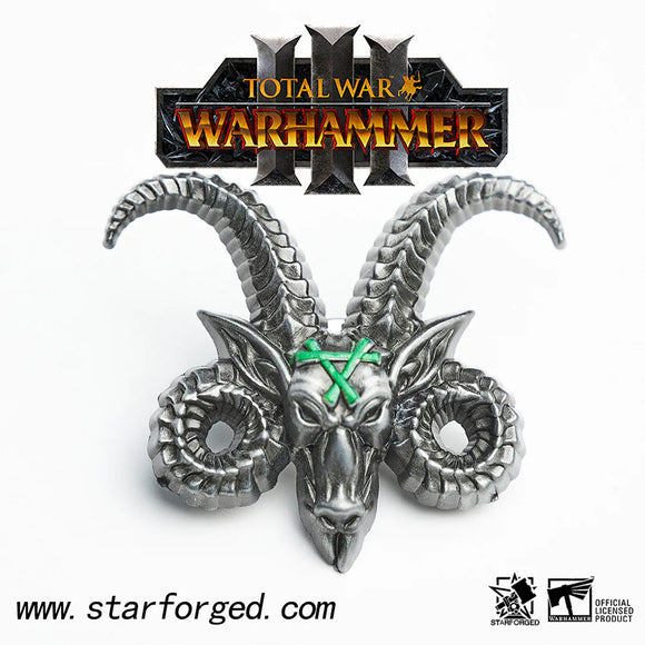Starforged: Emblem of The Horned Rat Pin Badge Games Workshop Merchandise Starforged 