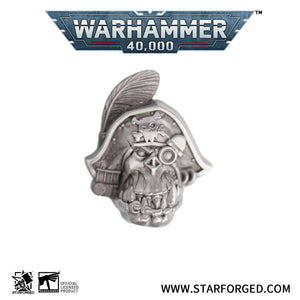 Starforged: Kaptin Badrukk Pin Badge Games Workshop Merchandise Starforged 