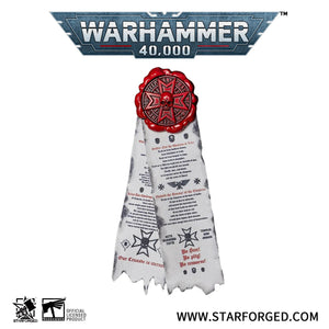 Starforged: Purity Seal - Black Templars Pin Badge Games Workshop Merchandise Starforged 