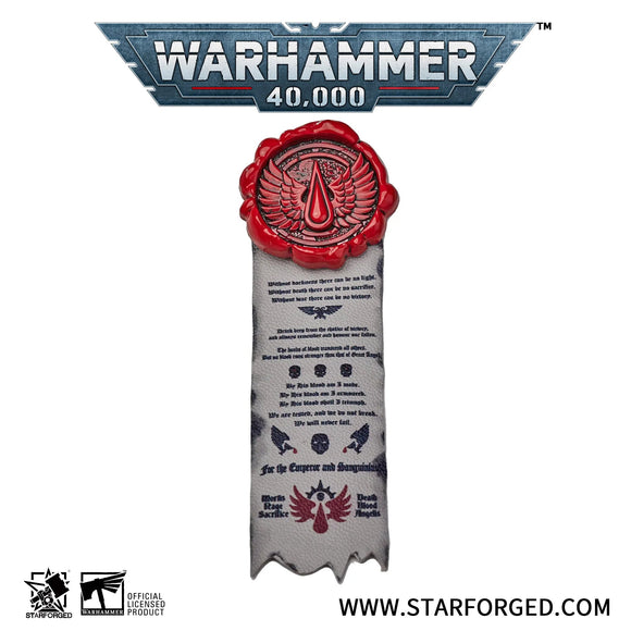 Starforged: Purity Seal - Blood Angels Pin Badge Games Workshop Merchandise Starforged 