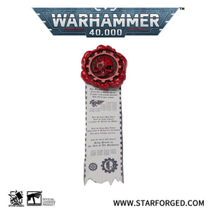 Starforged: Purity Seal - Cog Mechanicus Pin Badge Games Workshop Merchandise Starforged 