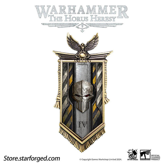 Starforged: The Horus Heresy Legion Banner Magnet - Iron Warriors 1 Hobby Merchandise Starforged 