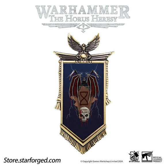 Starforged: The Horus Heresy Legion Banner Magnet - Night Lords 2 Hobby Merchandise Starforged 